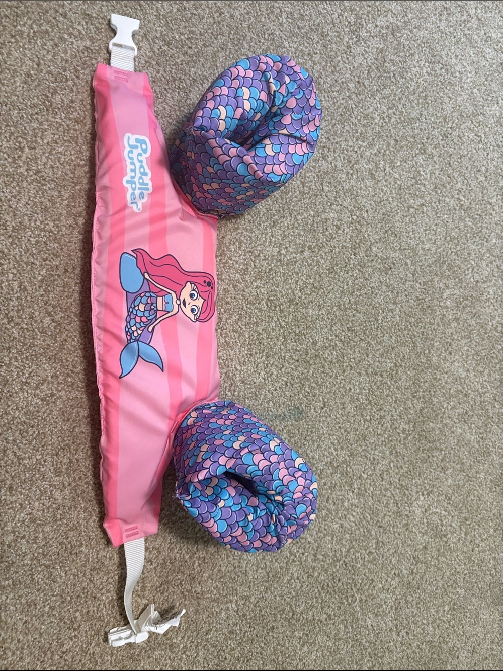 Puddle Jumper Kids Pink Mermaid Swim Vest & Arm Bands
